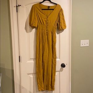 Wild Fable mustard jumpsuit
